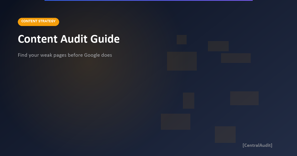 Content Audit Guide